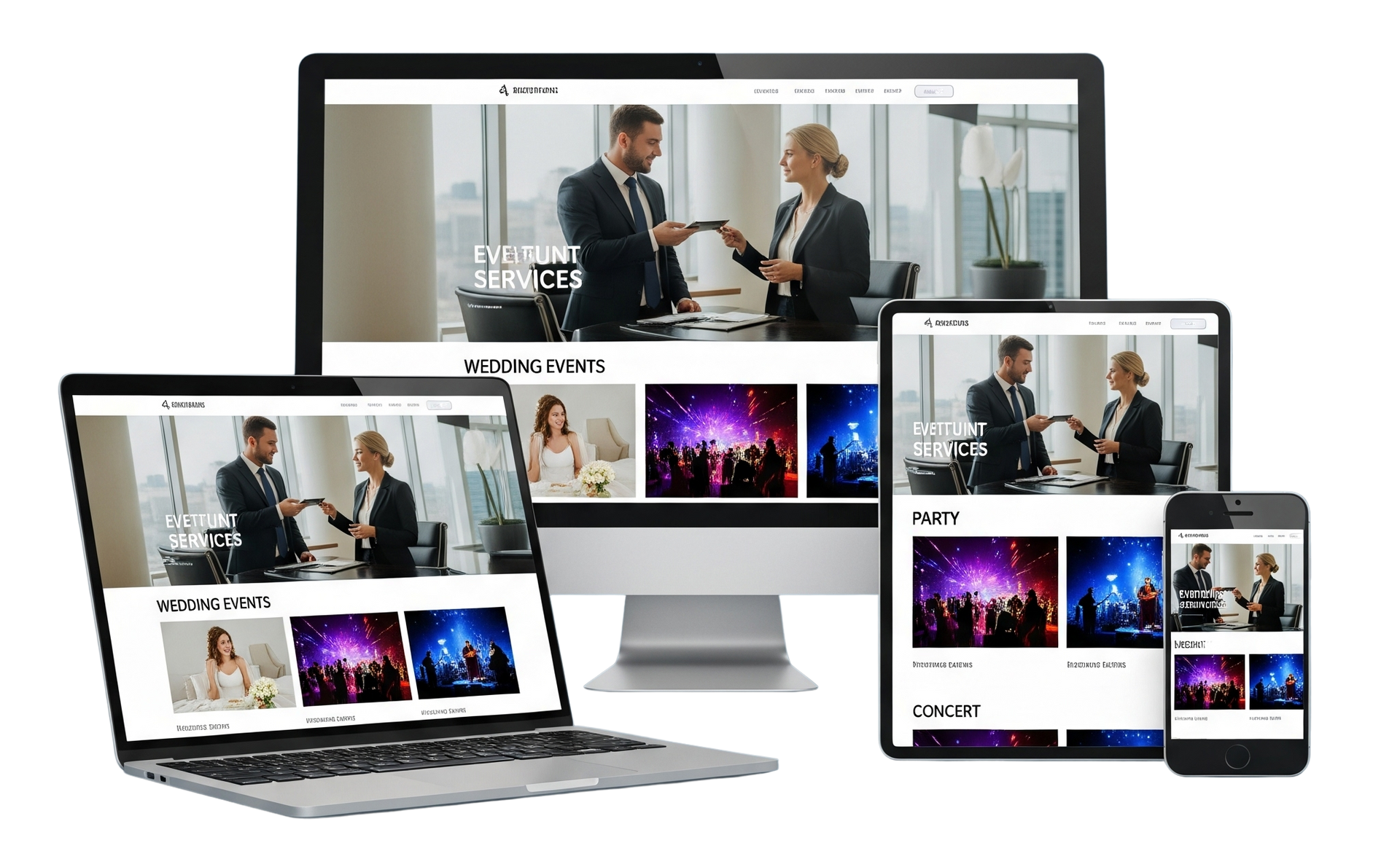 Event Web Design Transparent