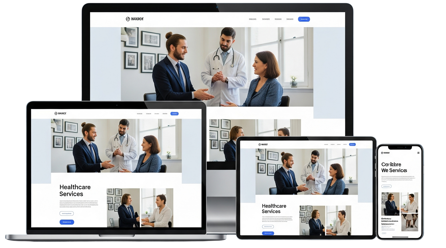 Healthcare Website Development Transparent