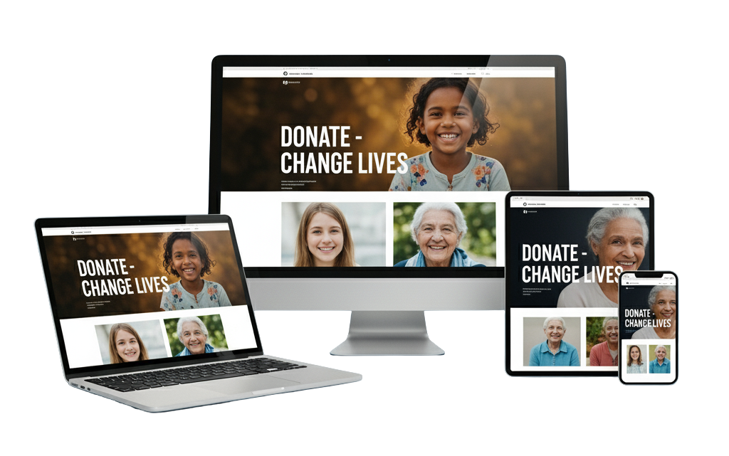 Non profit Website Design Transparent