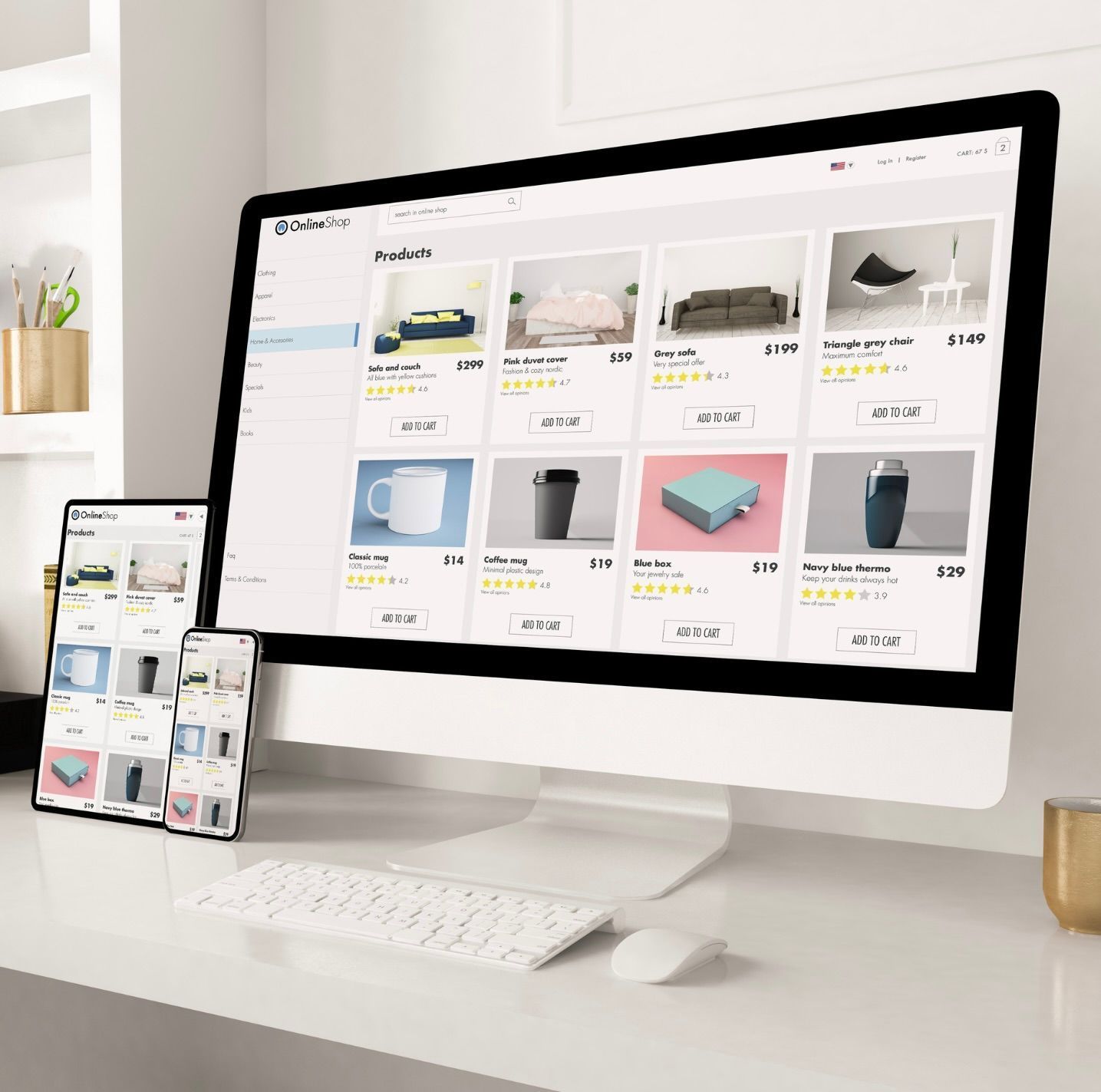 Shopify Site Design