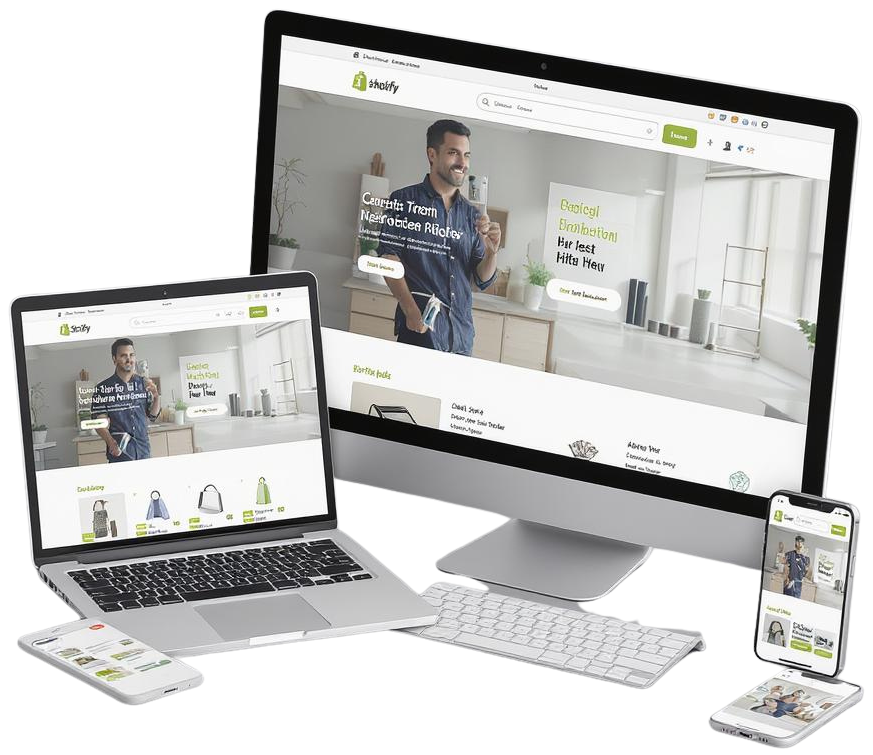 Shopify Site Design transparent