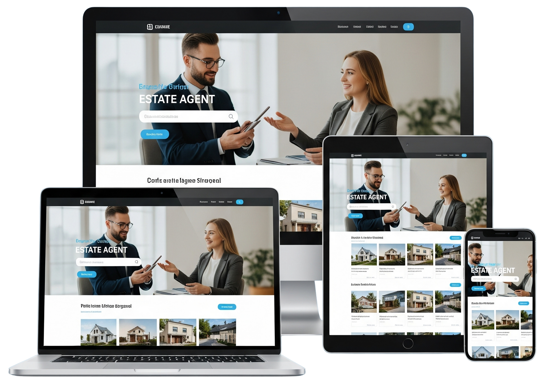 Web Design for Estate Agents Transparent