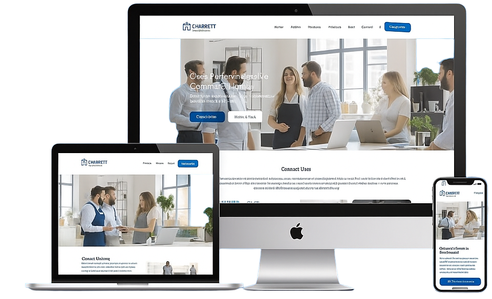 Bespoke web design transparent