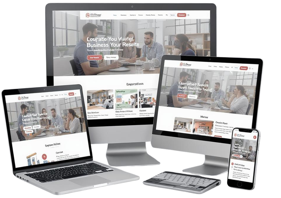 Responsive web design transparent