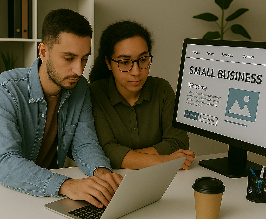 Small business web page design
